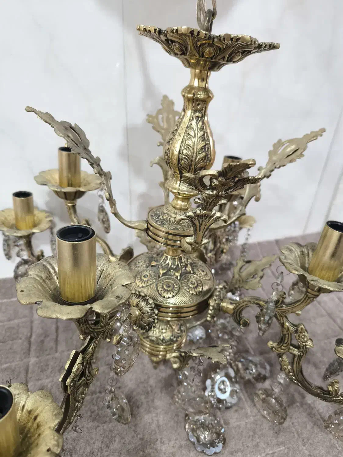 لوستر برنز|لوستر و چراغ آویز|ملایر, |دیوار