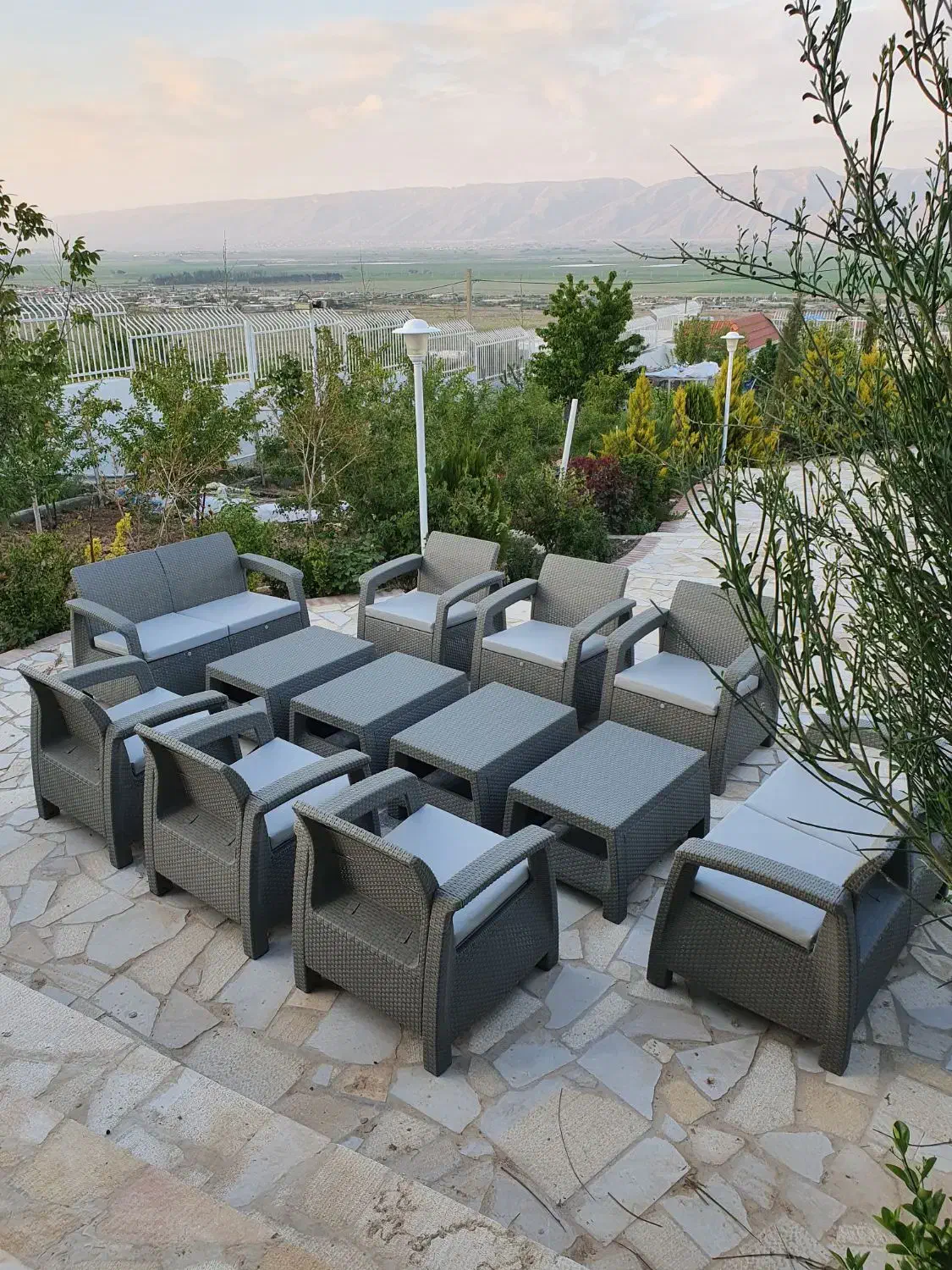 صندلی مبل باغی bbl wather proph|میز و صندلی غذاخوری|شیراز, قالیشویی|دیوار