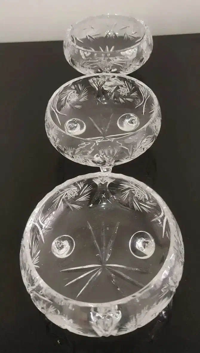 آجیل خوری کریستال لهستان اورجینال|ظروف سرو و پذیرایی|کرج, عظیمیه|دیوار