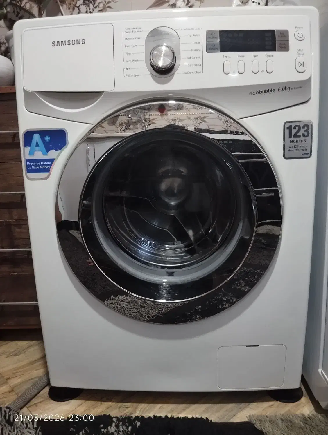 لباسشویی اتومات سامسونگ ۶ کیلو سالم|ماشین لباسشویی و خشک‌کن لباس|مشهد, شهرک بهارستان|دیوار