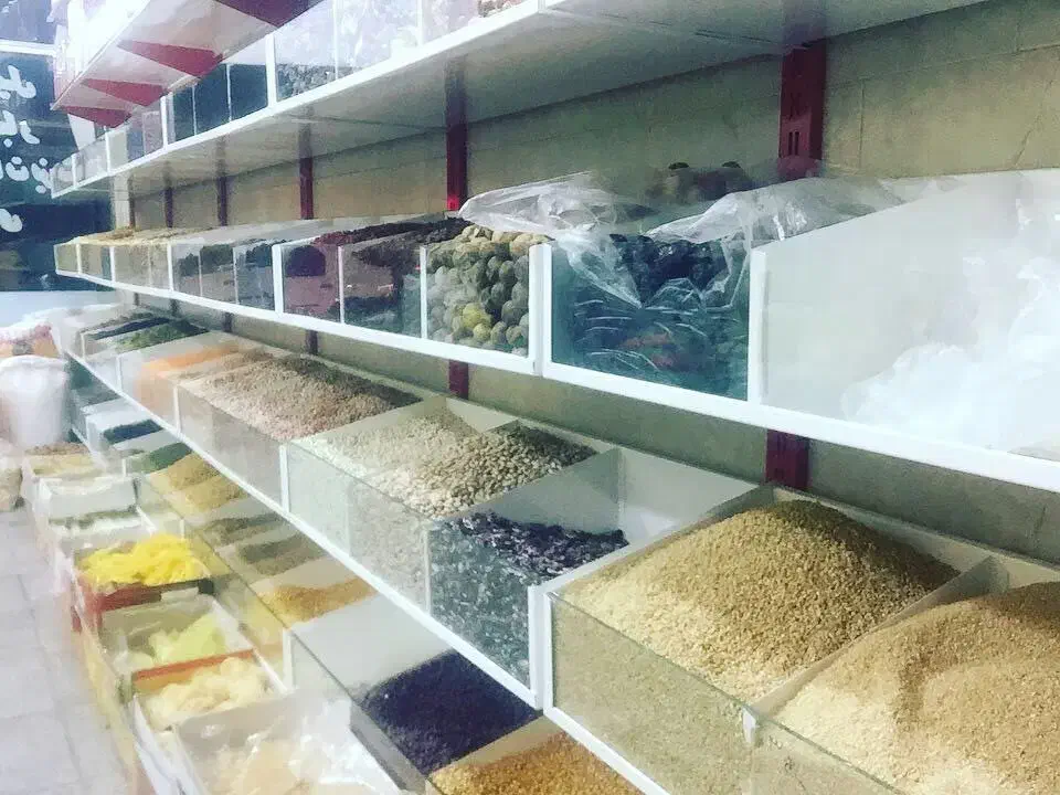 جلوشیشه و معمولی جا آجیلی و حبوباتی قفسه|فروشگاه و مغازه|شاهرود, |دیوار