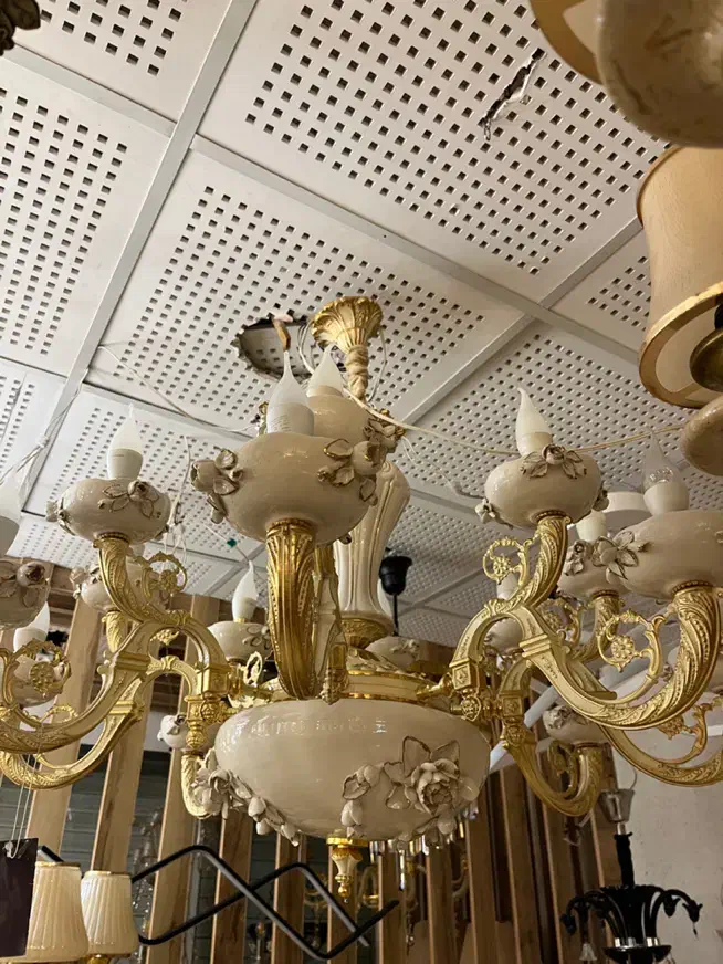 لوستر استاتیک|لوستر و چراغ آویز|اراک, |دیوار