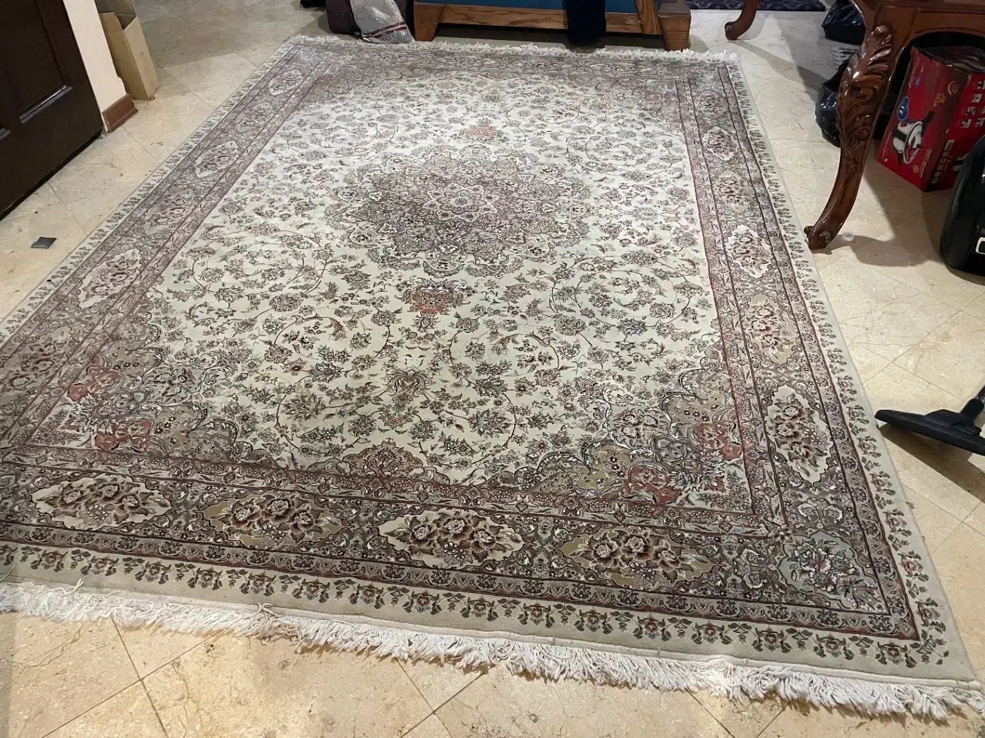 یک تخته فرش ۹ متری ماشینی دستباف گونه مهستان|فرش|تهران, شهرک آپادانا|دیوار