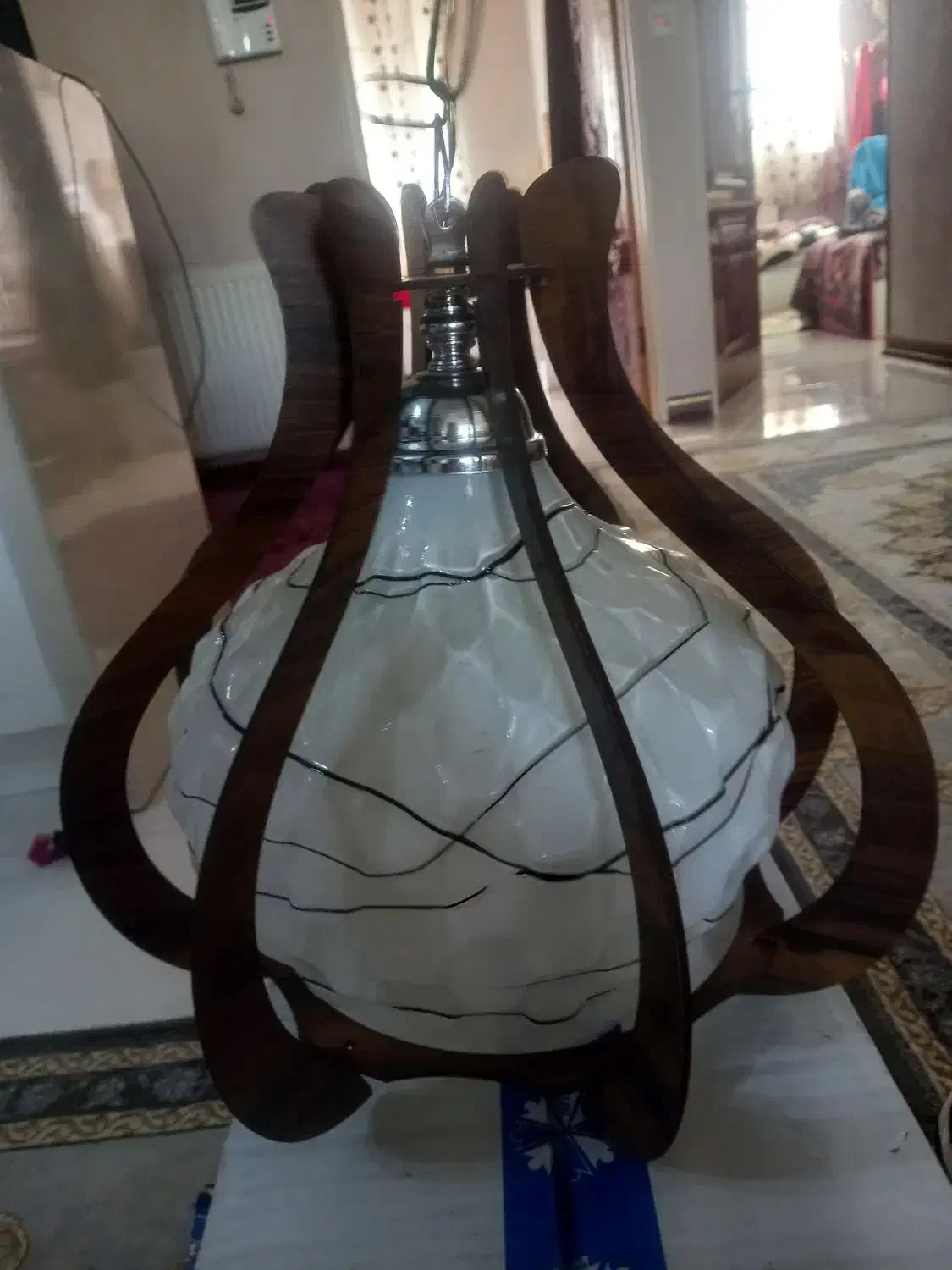 لوستر|لوستر و چراغ آویز|بهارستان, |دیوار