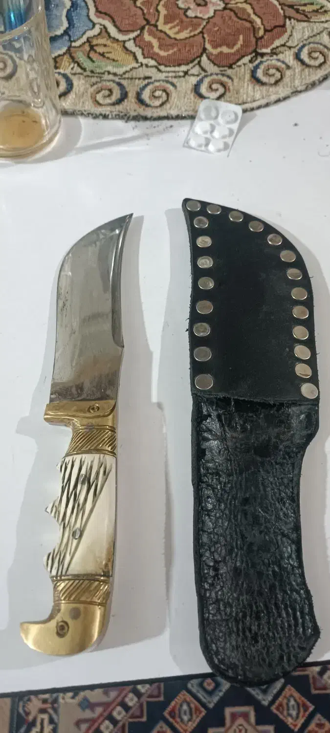 چاقو ترکمنی|کلکسیون اشیاء عتیقه|گنبد کاووس, |دیوار