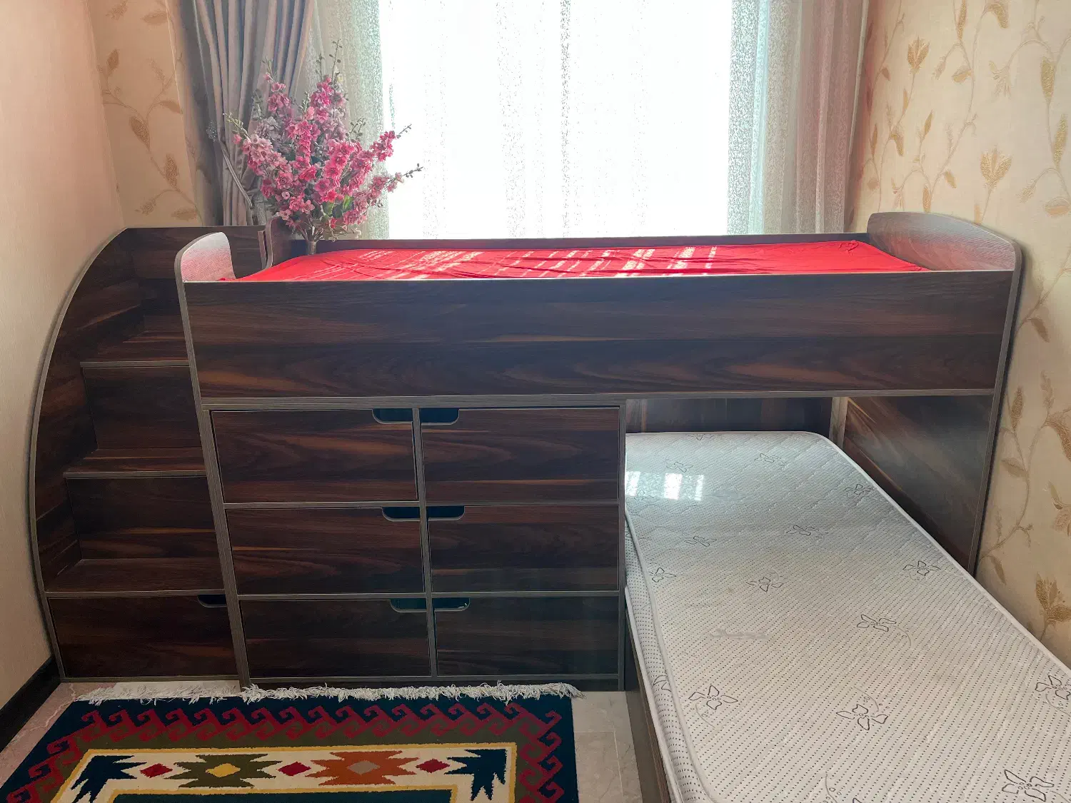تخت دو طبقه + کمد /جادار و مناسب کودک و نوجوان|تخت و سرویس خواب|تهران, سازمان برنامه شمالی|دیوار