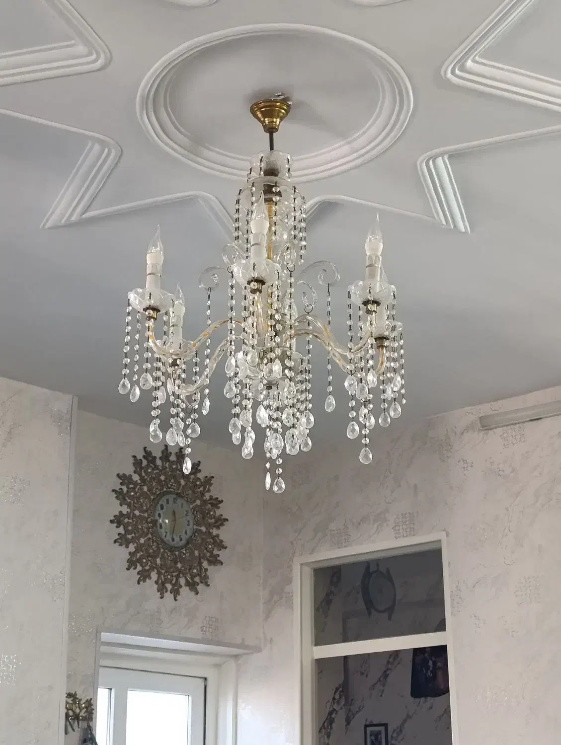 دوعددلوستر|لوستر و چراغ آویز|اراک, |دیوار