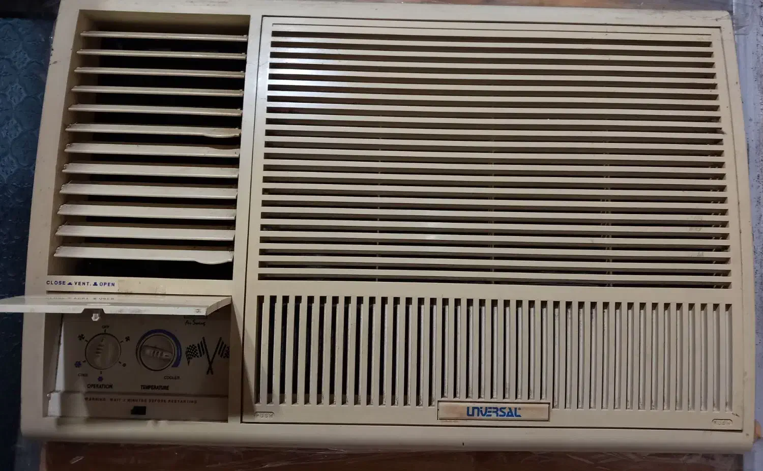 کولر پنجره ای موتور اصل امریکایی|کولر گازی و فنکوئل|رشت, انصاری|دیوار