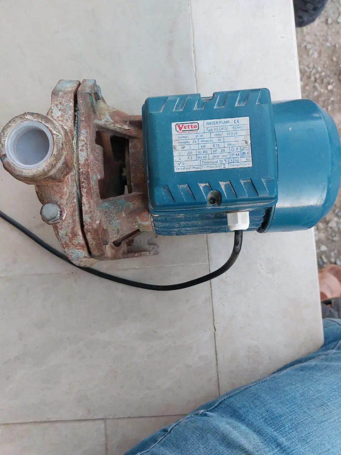 پمپ آب یک اسب|مصالح و تجهیزات ساختمان|آق قلا, |دیوار