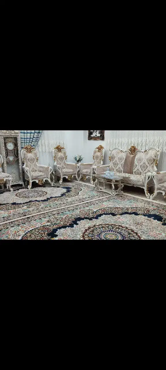 مبل سلطنتی شیک|مبلمان خانگی و میز عسلی|بانه, |دیوار