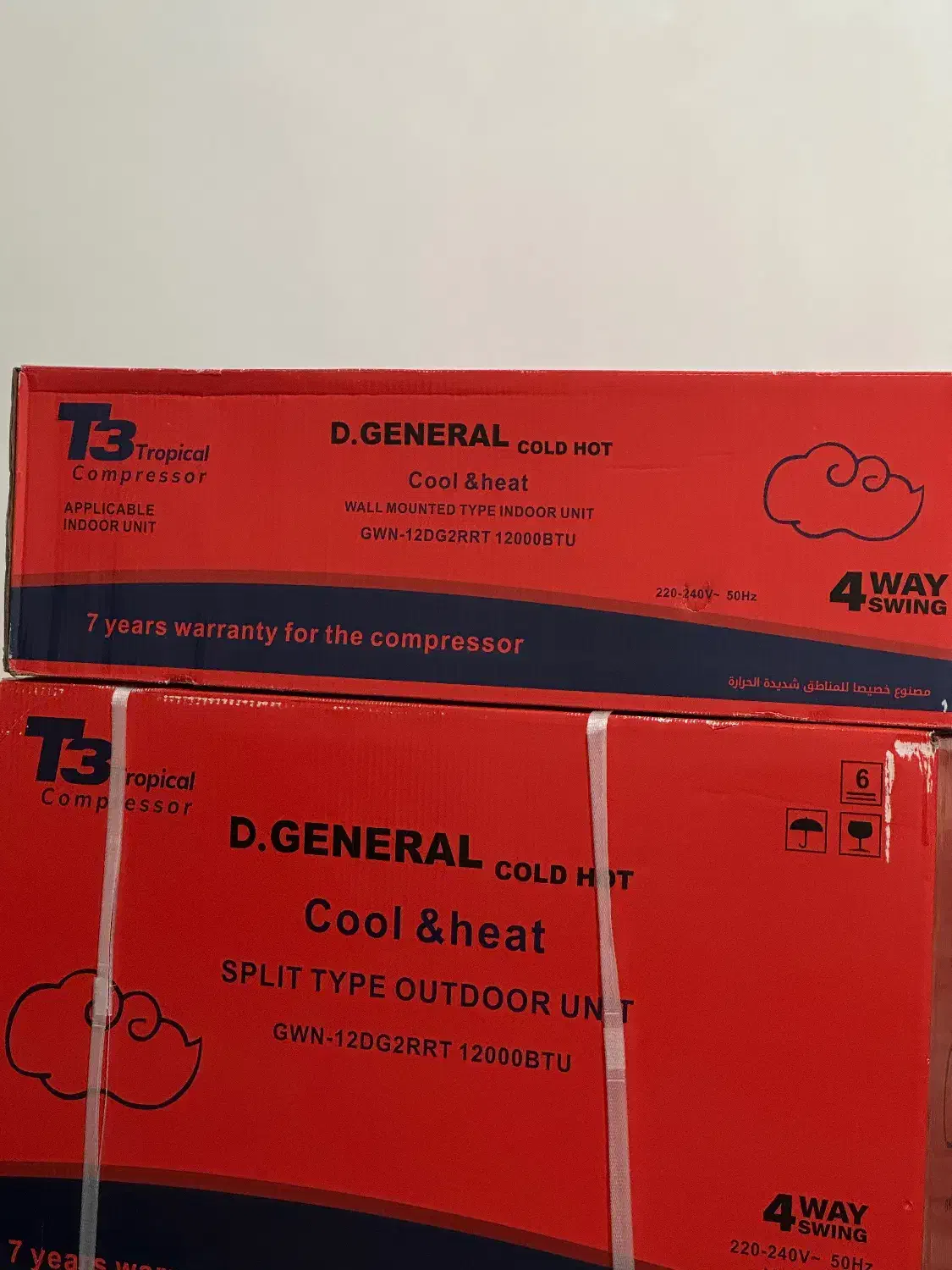 کولر گازی دی جنرال ۱۲هزارT3|کولر گازی و فن‌کوئل|ایلام, |دیوار