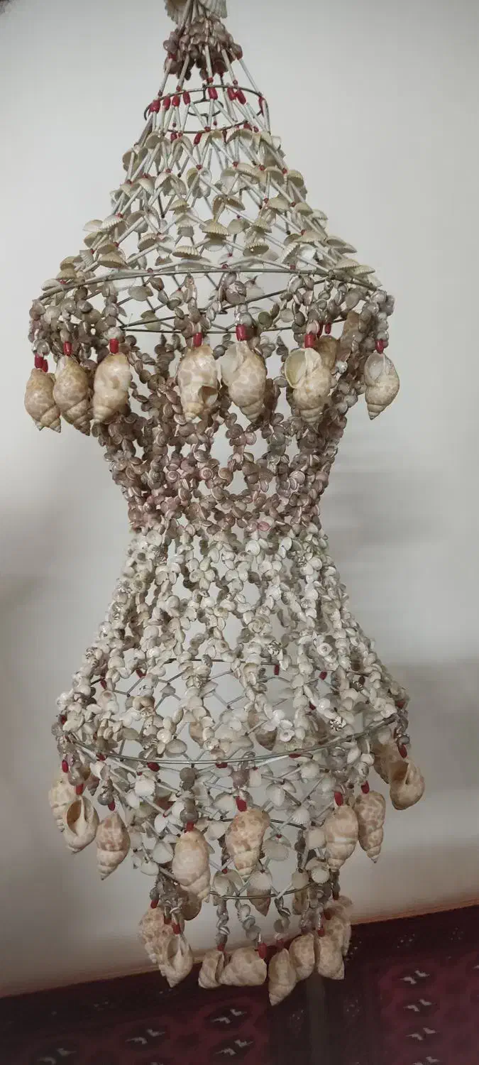 لوستر صدفی کاردست|لوستر و چراغ آویز|مشهد, ایثارگران|دیوار