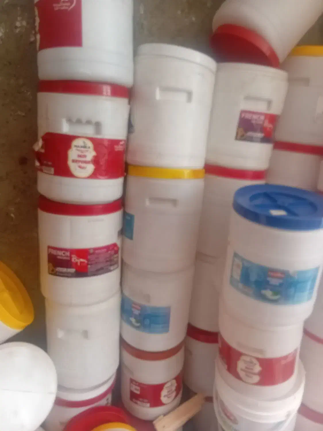 سطل(دبه) تمیز|ظروف نگهدارنده، پلاستیکی، یک‌بارمصرف|همدان, |دیوار