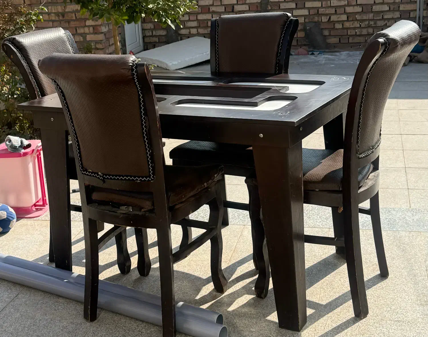 میز نهارخوری|میز و صندلی غذاخوری|زرند, |دیوار