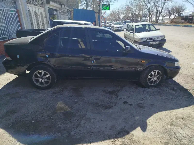 سمند 85مشکی|خودرو سواری و وانت|شهرکرد, |دیوار