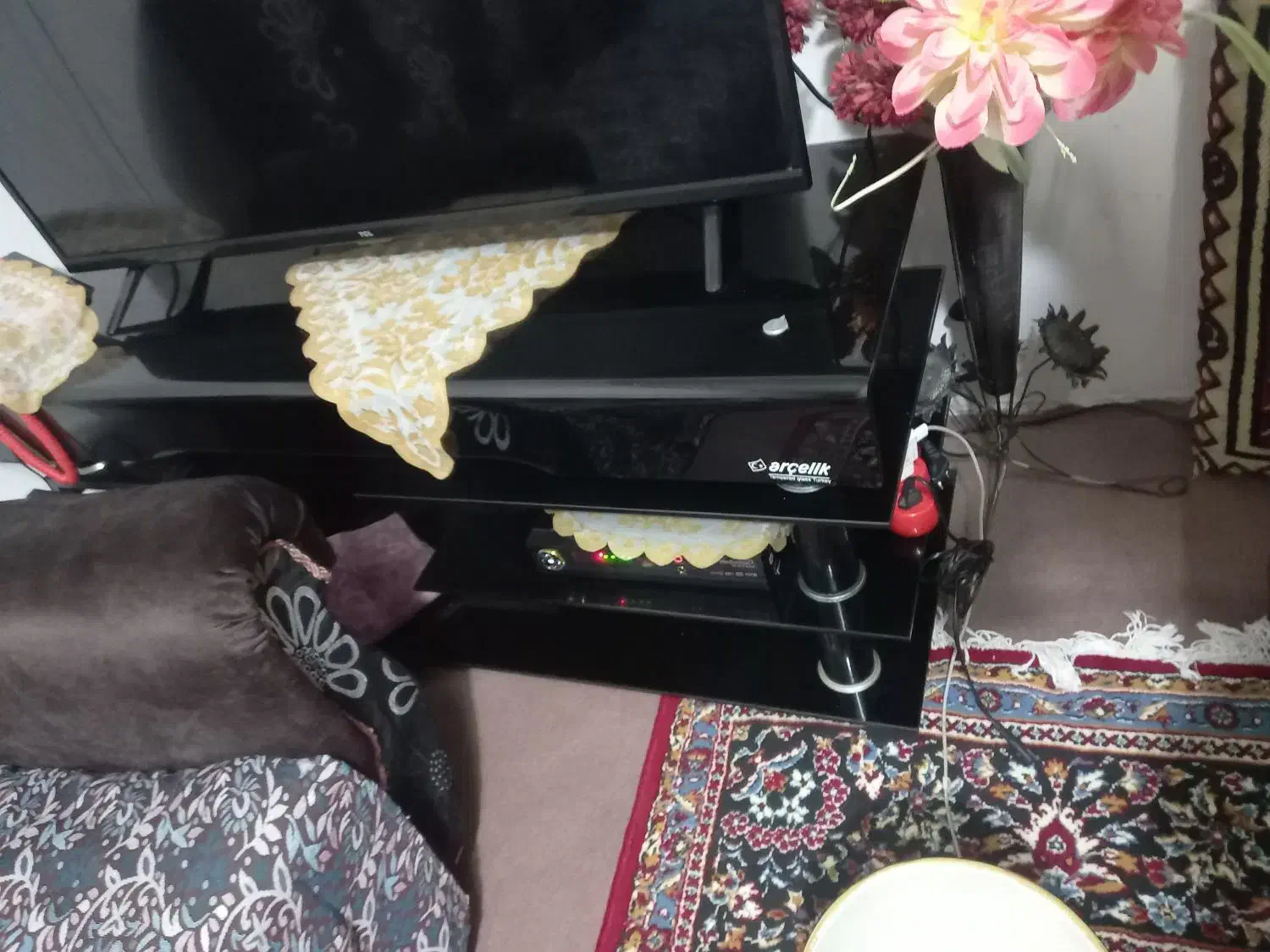 میزتلویزیون شیشه ای|میز تلویزیون|رشت, سلیمانداراب|دیوار