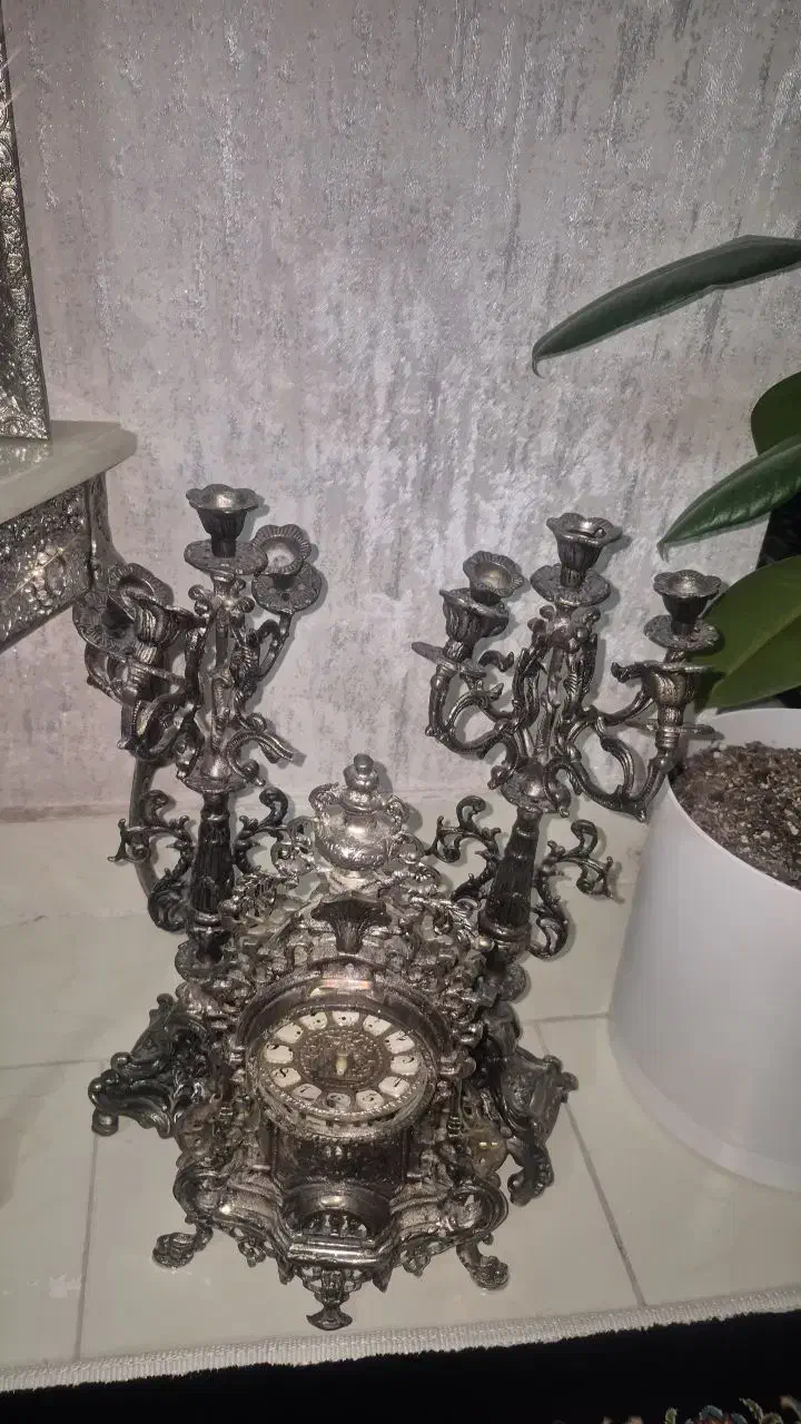 آینه کنسول نقره|بوفه، ویترین، کنسول|شاندیز, |دیوار