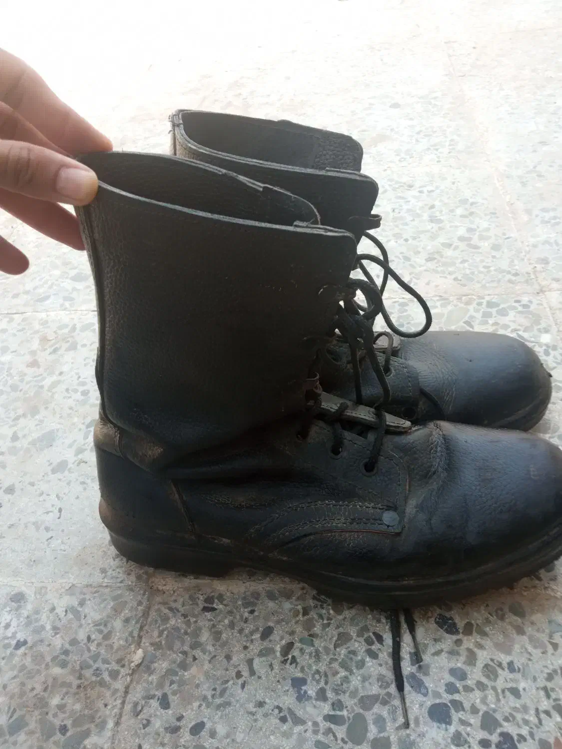 یک جفت پوتین سایز 44 در حد نو|کیف، کفش، کمربند|ایرانشهر, |دیوار