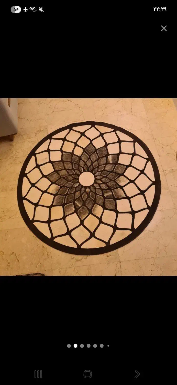 فرش دست دوز چرم و پوست طبیعی|فرش|تهران, شهران جنوبی|دیوار