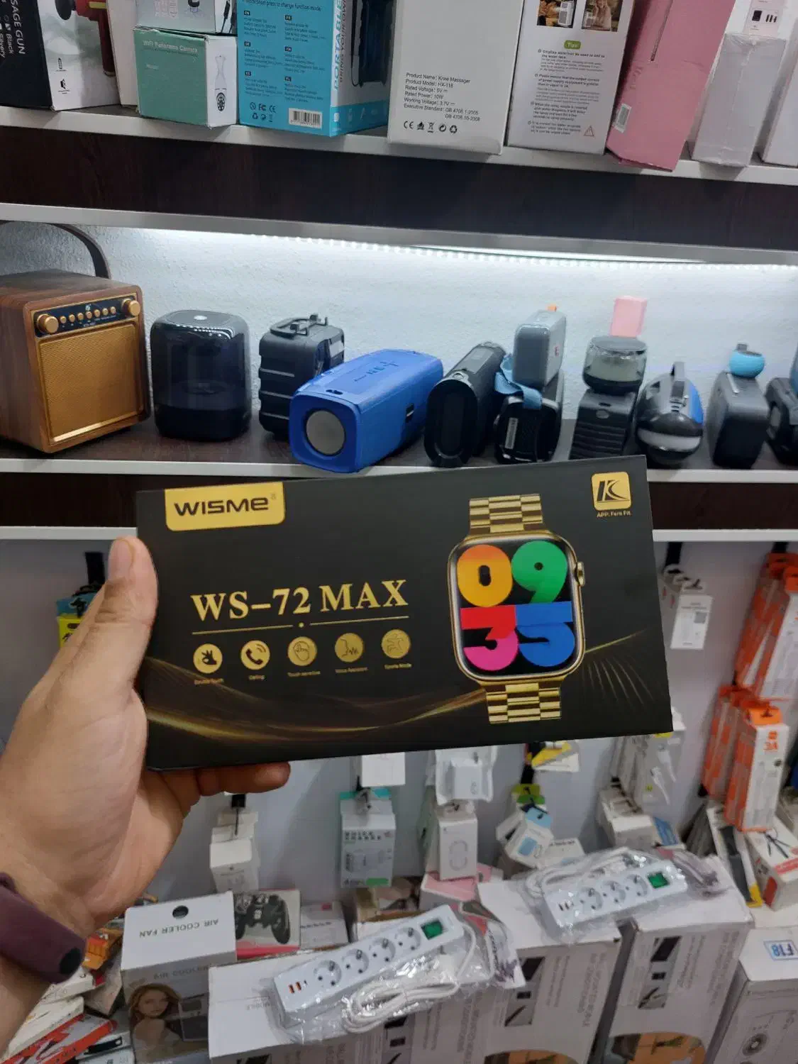 ساعت هوشمند ws72max گلد|ساعت|رشت, شالکو|دیوار