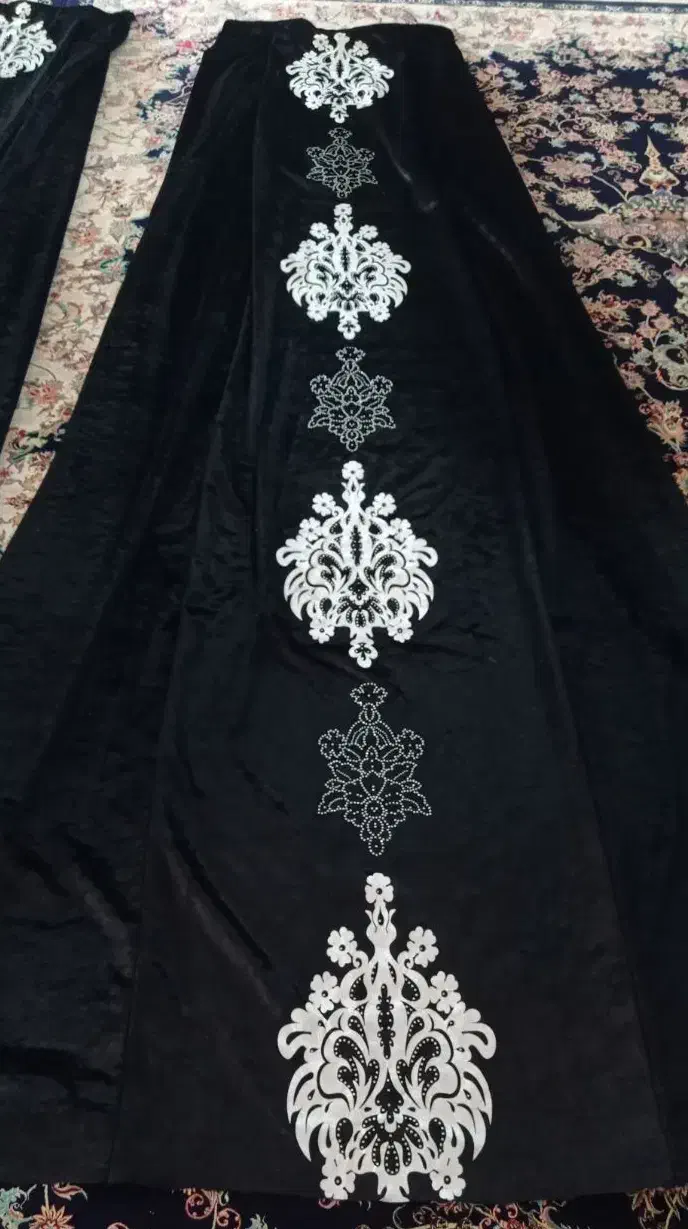 والان پرده مخمل درجه یک|پرده، رانر، رومیزی|کوهدشت, |دیوار