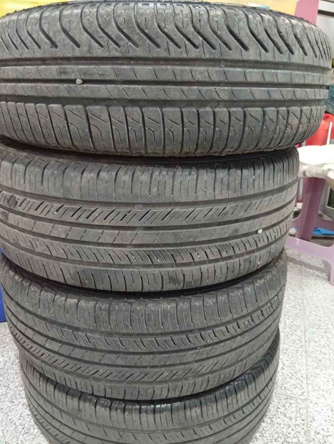 فروش  لاستیک دست دوم سمند|قطعات یدکی و لوازم جانبی|ماهدشت, |دیوار