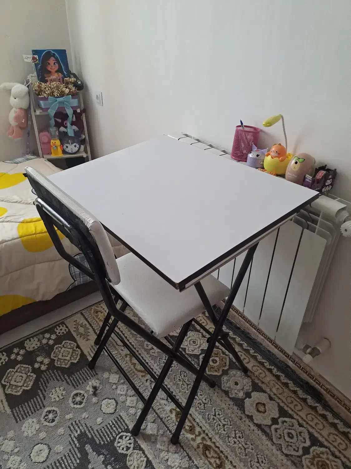 میز تحریر باکسدار چوبی با پایه فلزی|میز تحریر و کامپیوتر|رشت, انصاری|دیوار