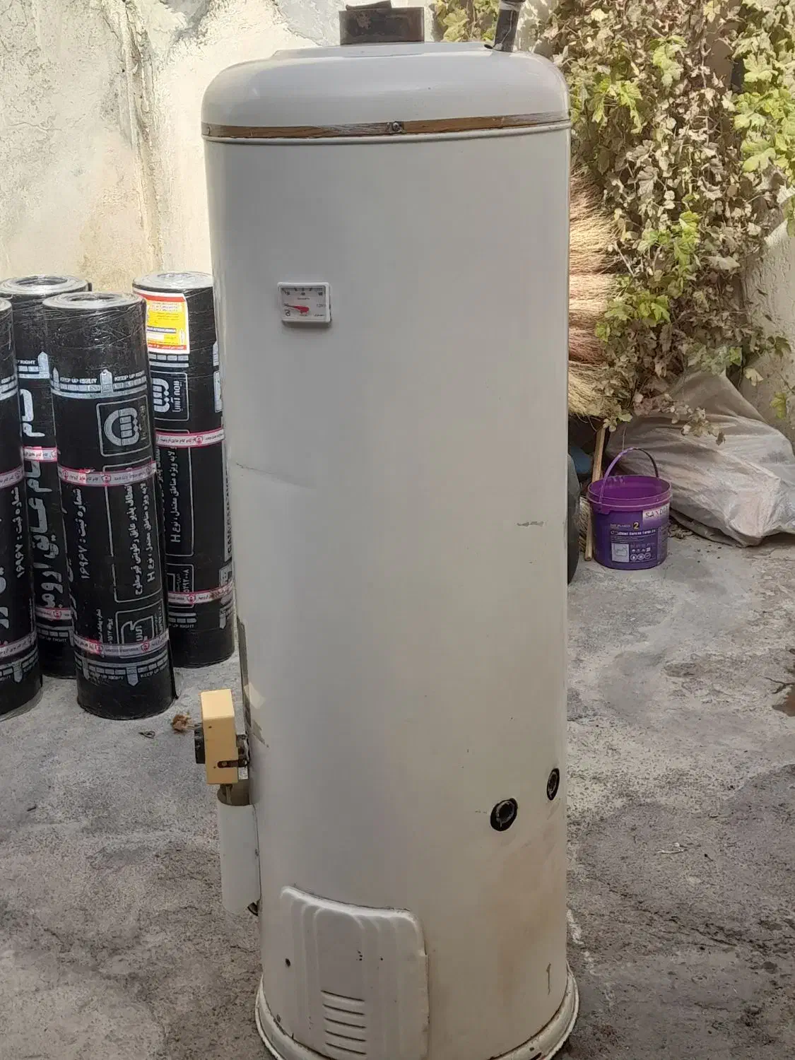 آبگرم کن 180لیتری ورق چهار میل مشکی|آبگرمکن، پکیج، شوفاژ|دهگلان, |دیوار