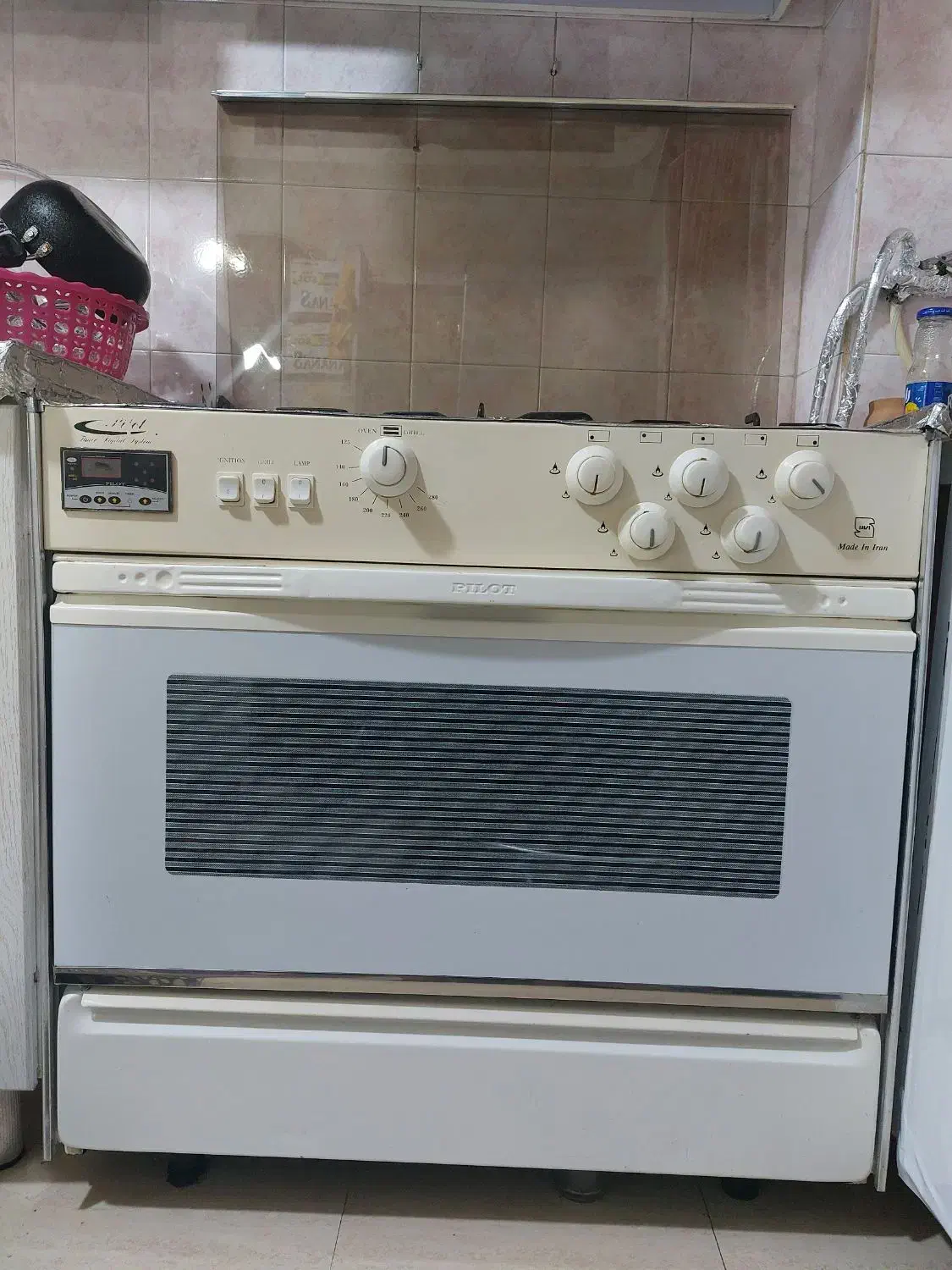 گاز فر|اجاق گاز و لوازم برقی پخت‌وپز|پرند, فاز ۲|دیوار