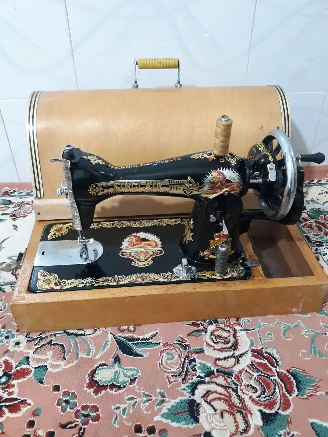 چرخ خیاطی قدیمی وکاکسیونی سینگر|کلکسیون اشیاء عتیقه|تبریز, |دیوار