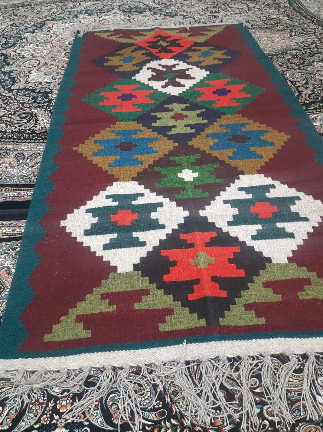 گلیم دستباف|گلیم، جاجیم، گبه|اندیشه, شهرک صدف|دیوار