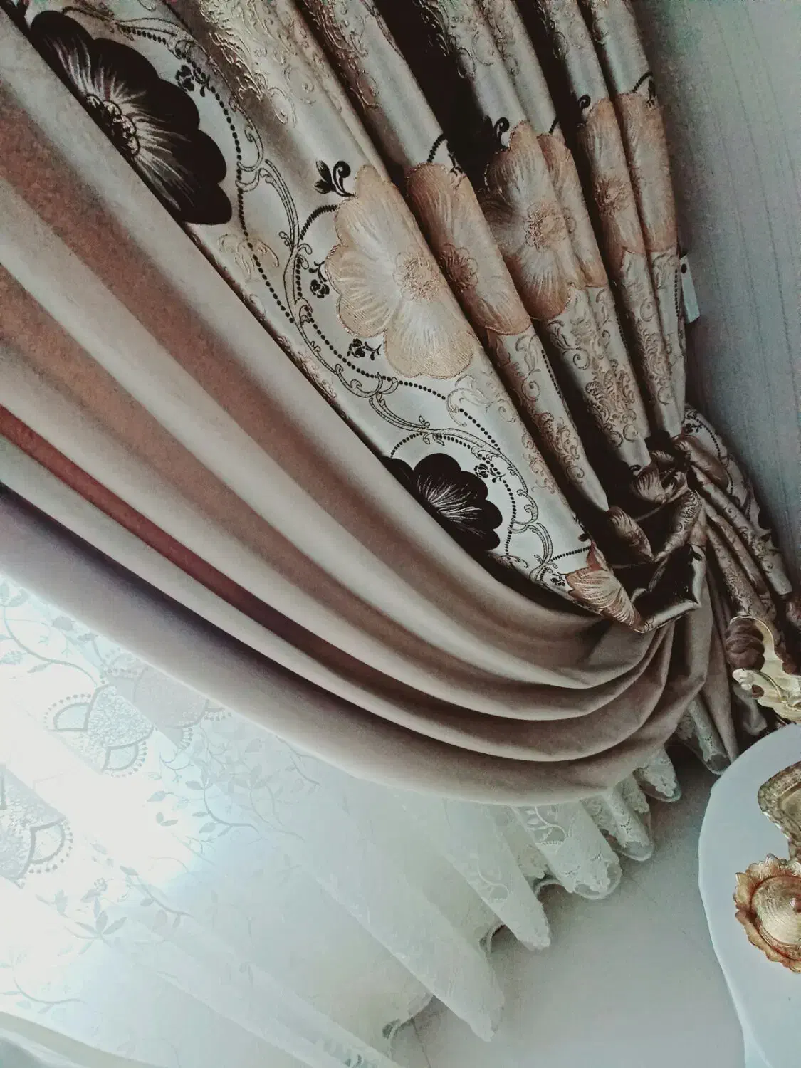 دستک طرحدار|پرده، رانر، رومیزی|مشهد, آزادشهر|دیوار