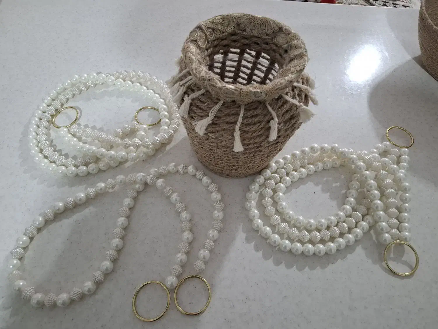 جمع کننده پرده مرواریدی|پرده، رانر، رومیزی|شیروان (خراسان), |دیوار