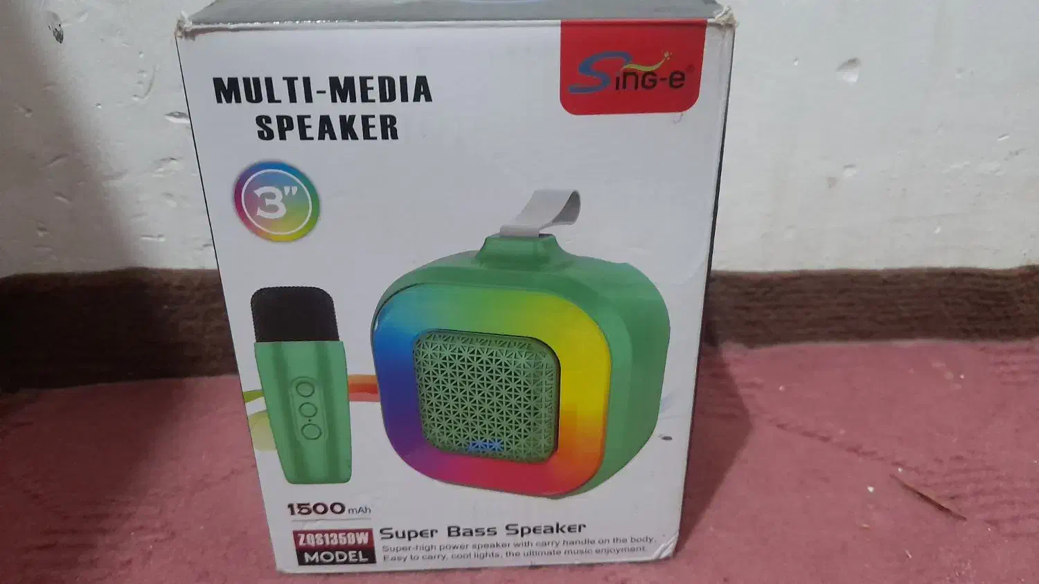 اسپیکر به همراه میکروفون اکو دار|پخشکننده همراه|مشهد, علی آباد|دیوار