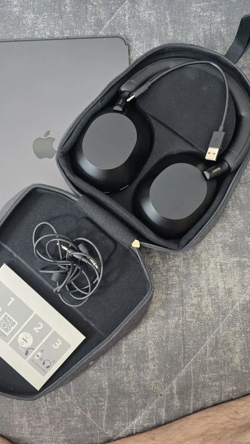 هدفون سونی WH-1000XM5 در حد نو|لوازم جانبی موبایل و تبلت|تهران, بهجت‌آباد|دیوار