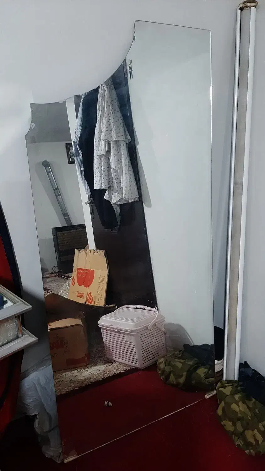 آیینه قدی شکسته|آینه|تهران, افسریه شمالی|دیوار