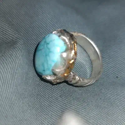 انگشتر نقره فیروزه.عقیق|جواهرات|کرخه, |دیوار