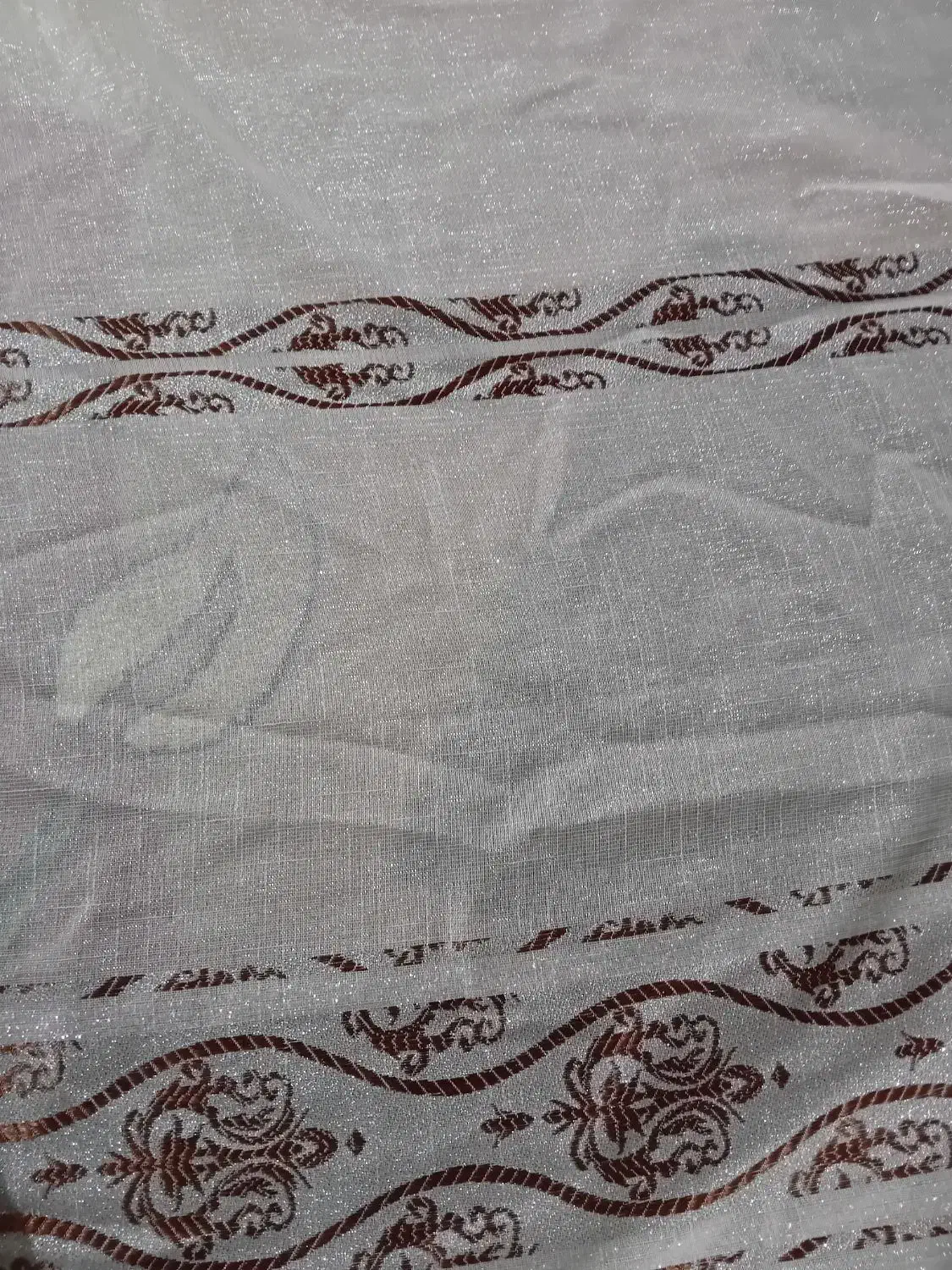 پرده حریر ۶ متر|پرده، رانر، رومیزی|کوهدشت, |دیوار