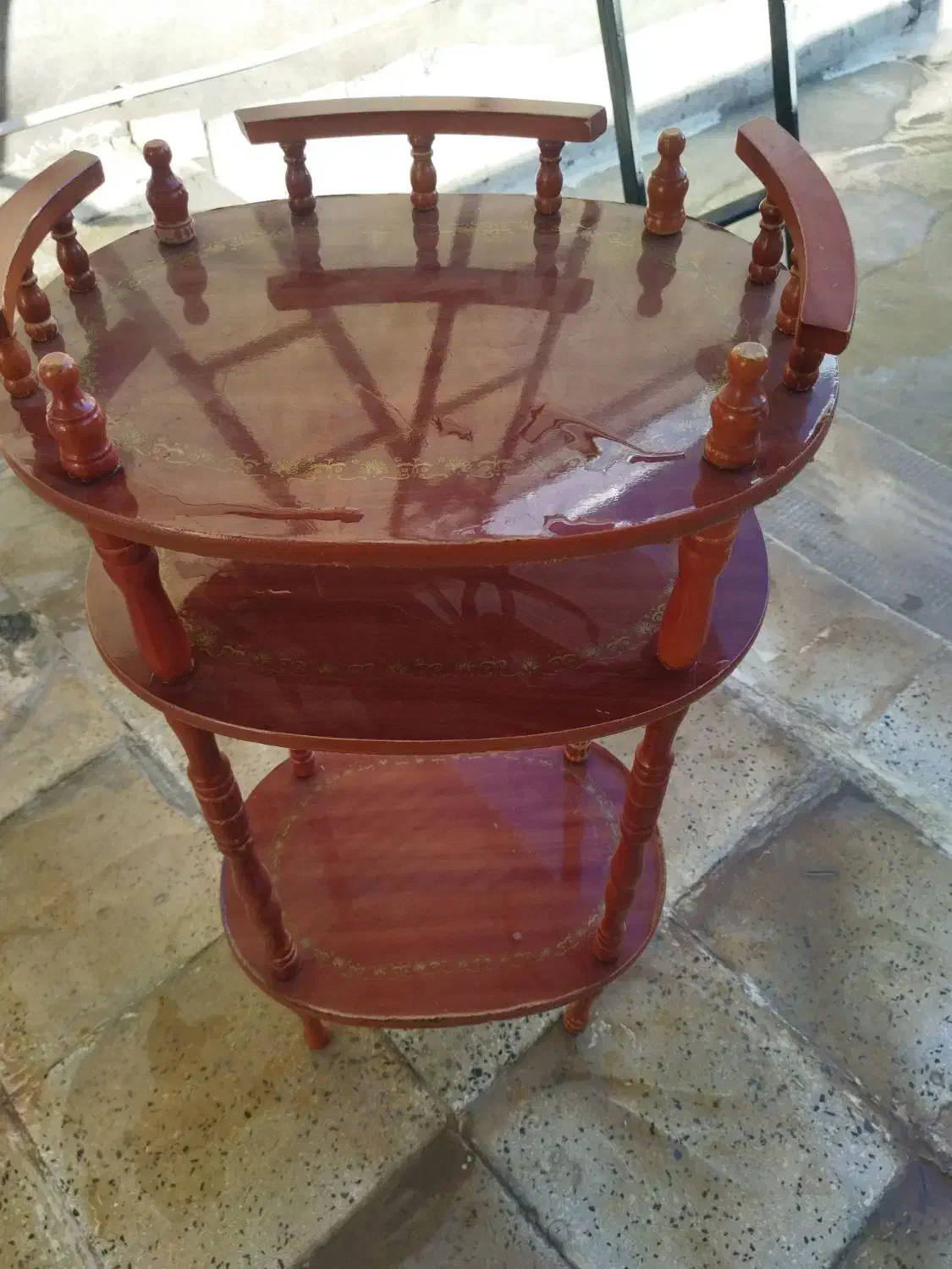 میز تلفن چوبی|میز تلفن|سرپل ذهاب, |دیوار