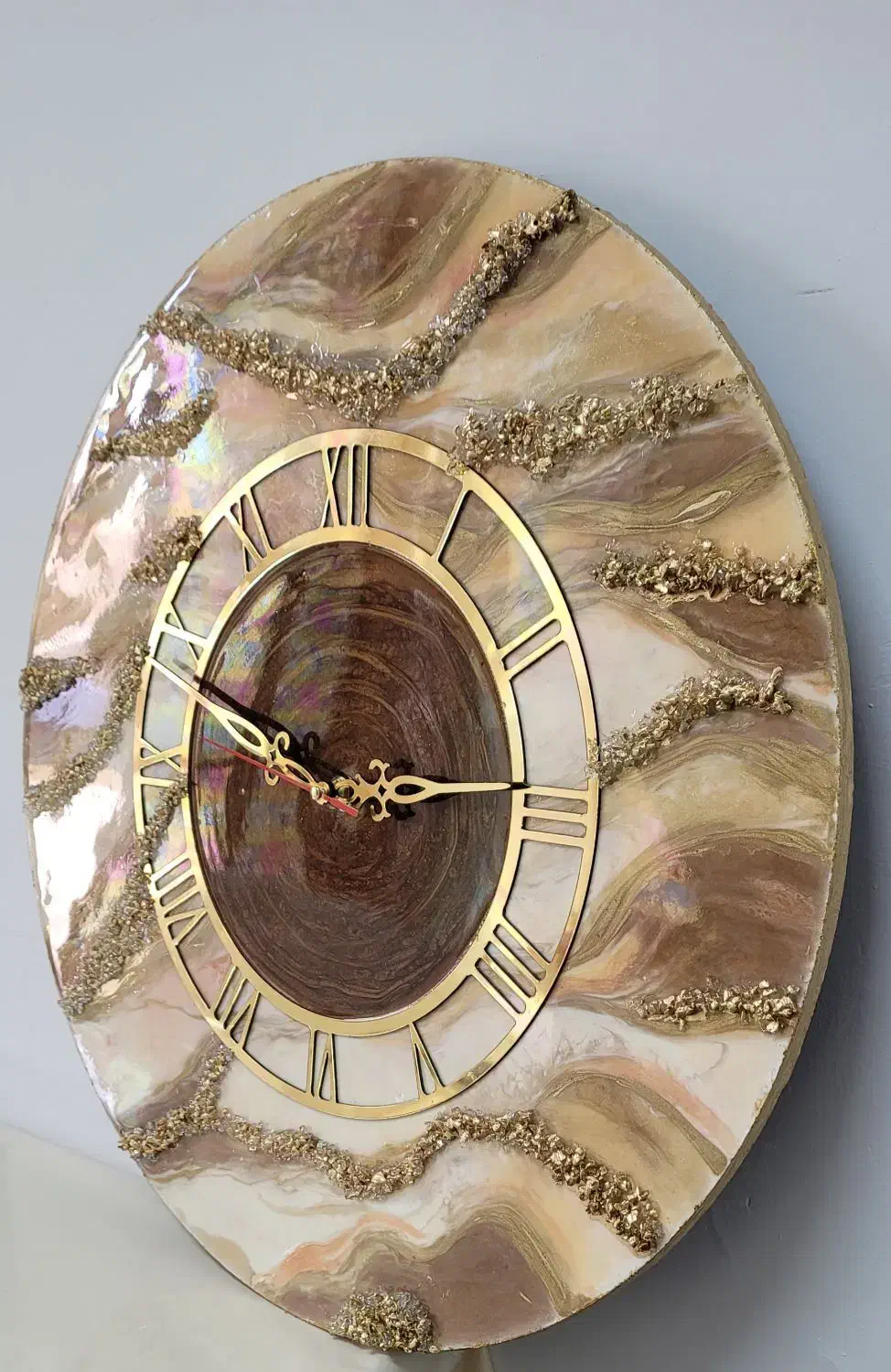 ساعت و جاکلیدی چوب و رزین در طرح های خاص وزیبا|ساعت دیواری و تزئینی|قیدار, |دیوار