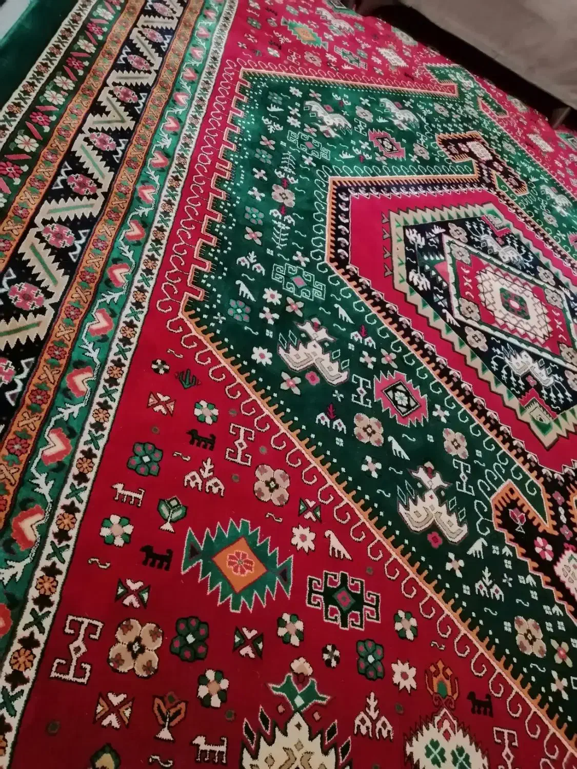 فرش 9متری جرگلان 700 شانه طرح دستباف|فرش|مشهد, امام خمینی|دیوار