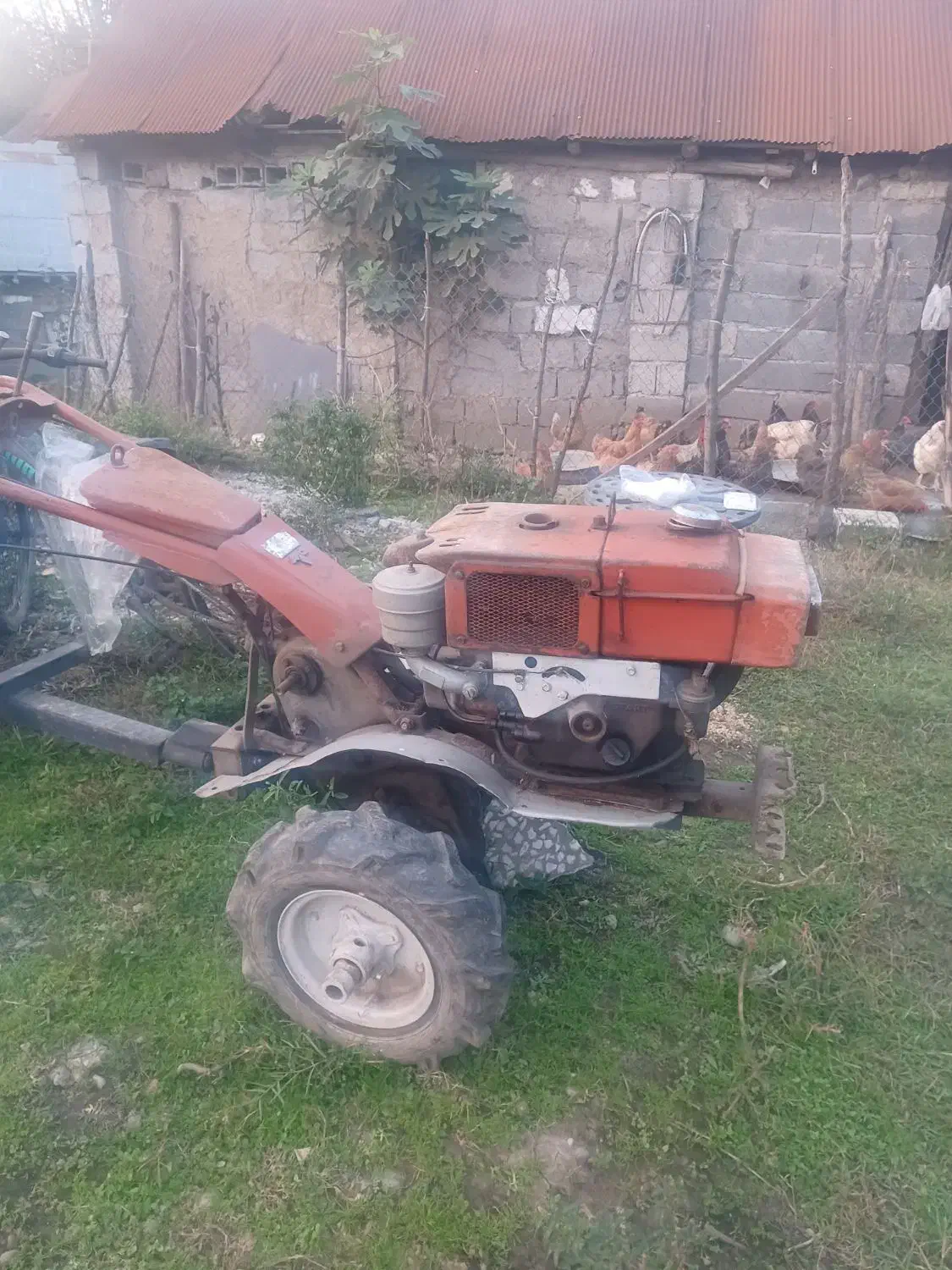 موتور کشاورزی با تیلر و ادوات|ماشینآلات صنعتی|سیاهکل, |دیوار