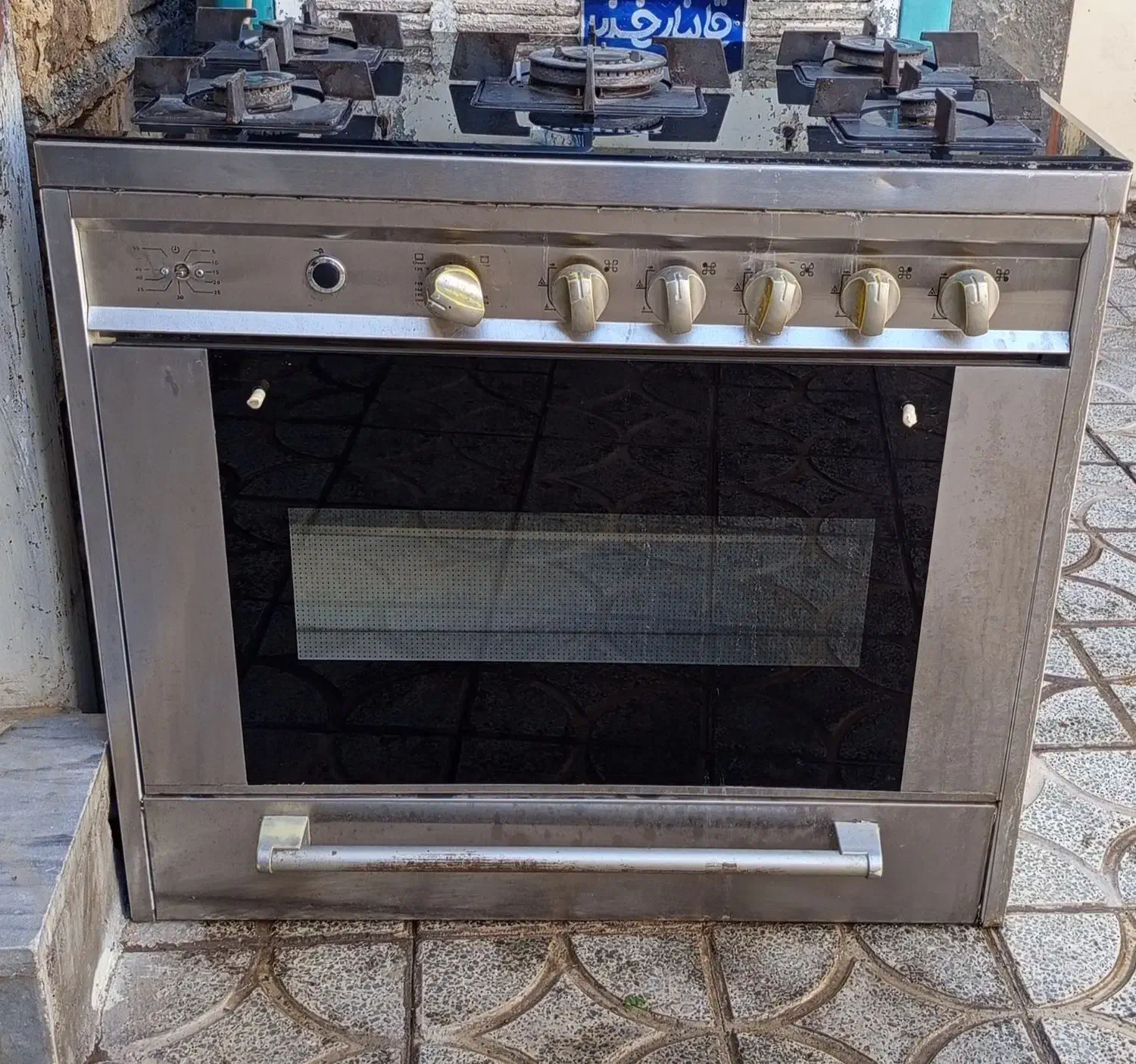 گاز 5شعله تمیز|اجاق گاز و لوازم برقی پختوپز|کوهدشت, |دیوار