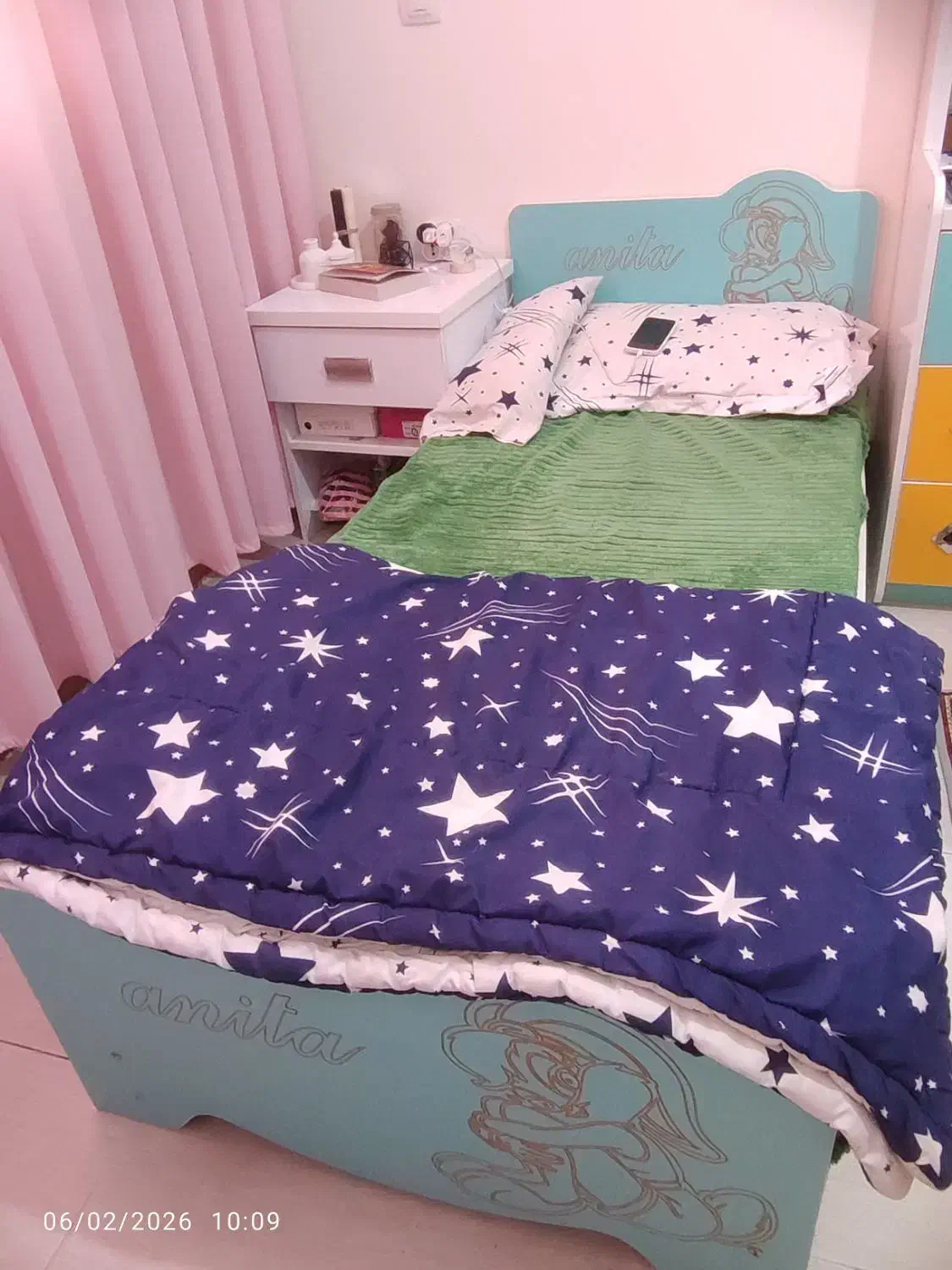 تخت نوجوان|تخت و سرویس خواب|شاهرود, |دیوار