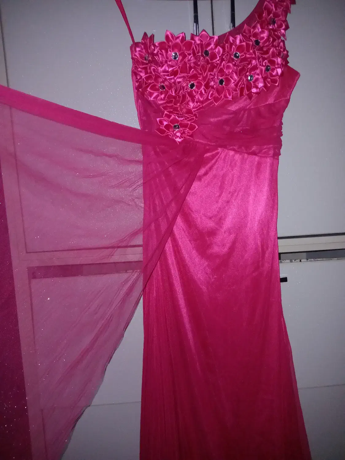 لباس مجلسی نو پارچه خارجی سایز ۳۸اندامی ماکسی بلند|لباس|اسلام‌شهر, شهرک توحید|دیوار