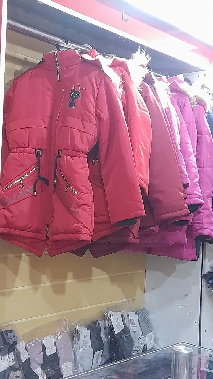 کاپشن دخترانه خز دار|کفش و لباس بچه|گنبد کاووس, |دیوار