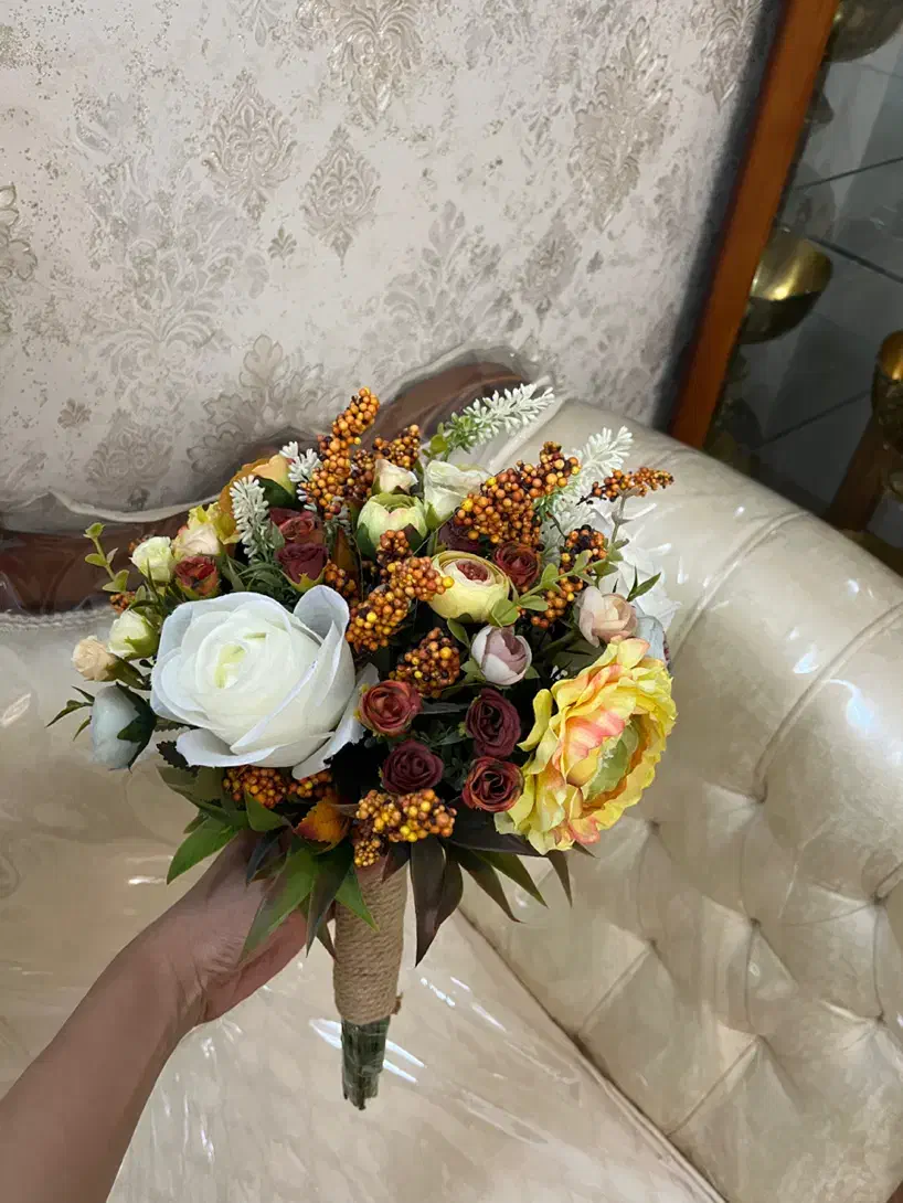 گل مصنوعی عروس،فرمالیته|گل مصنوعی|اراک, |دیوار