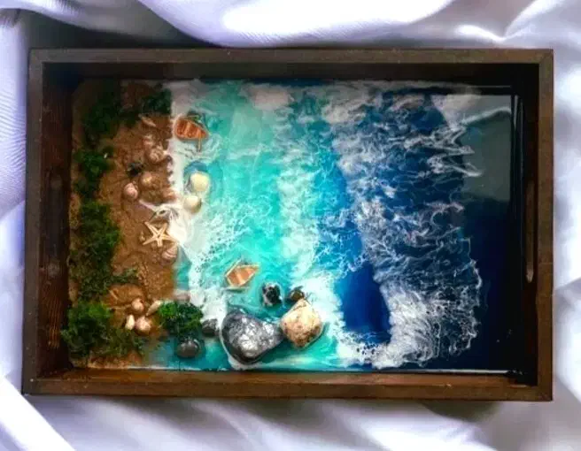 تولید سینی رزین|ظروف سرو و پذیرایی|شهرضا, |دیوار