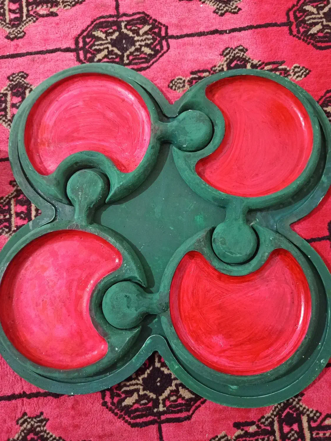 سنگ مصنوعی .آجیل خوری ،جاصابونی ست دکوری|صنایع دستی و سایر لوازم تزئینی|صادق آباد, |دیوار