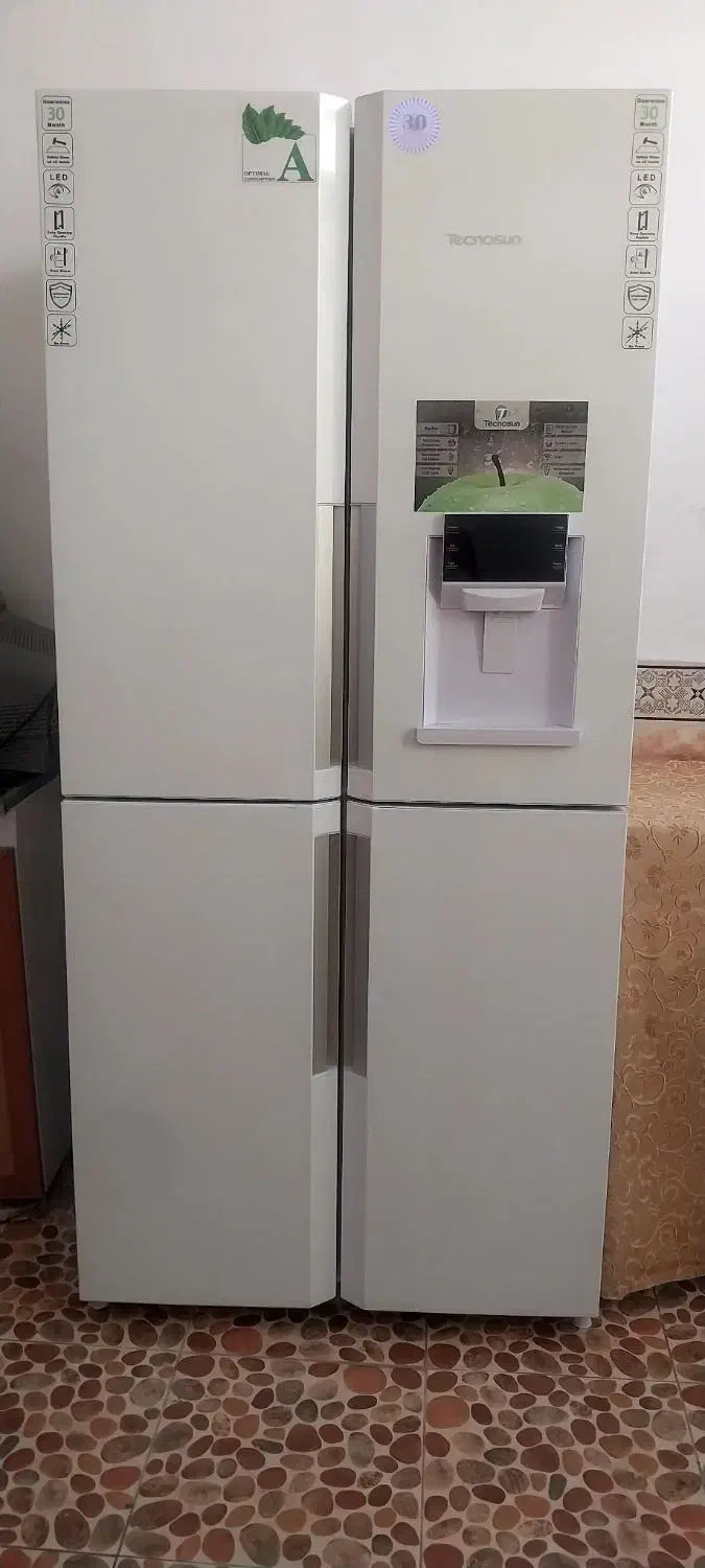 یخچال دوقلوی چهار در تکنوسان|یخچال و فریزر|صحنه, |دیوار